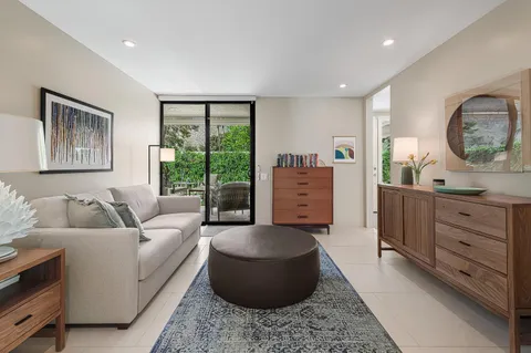 a view of a living room