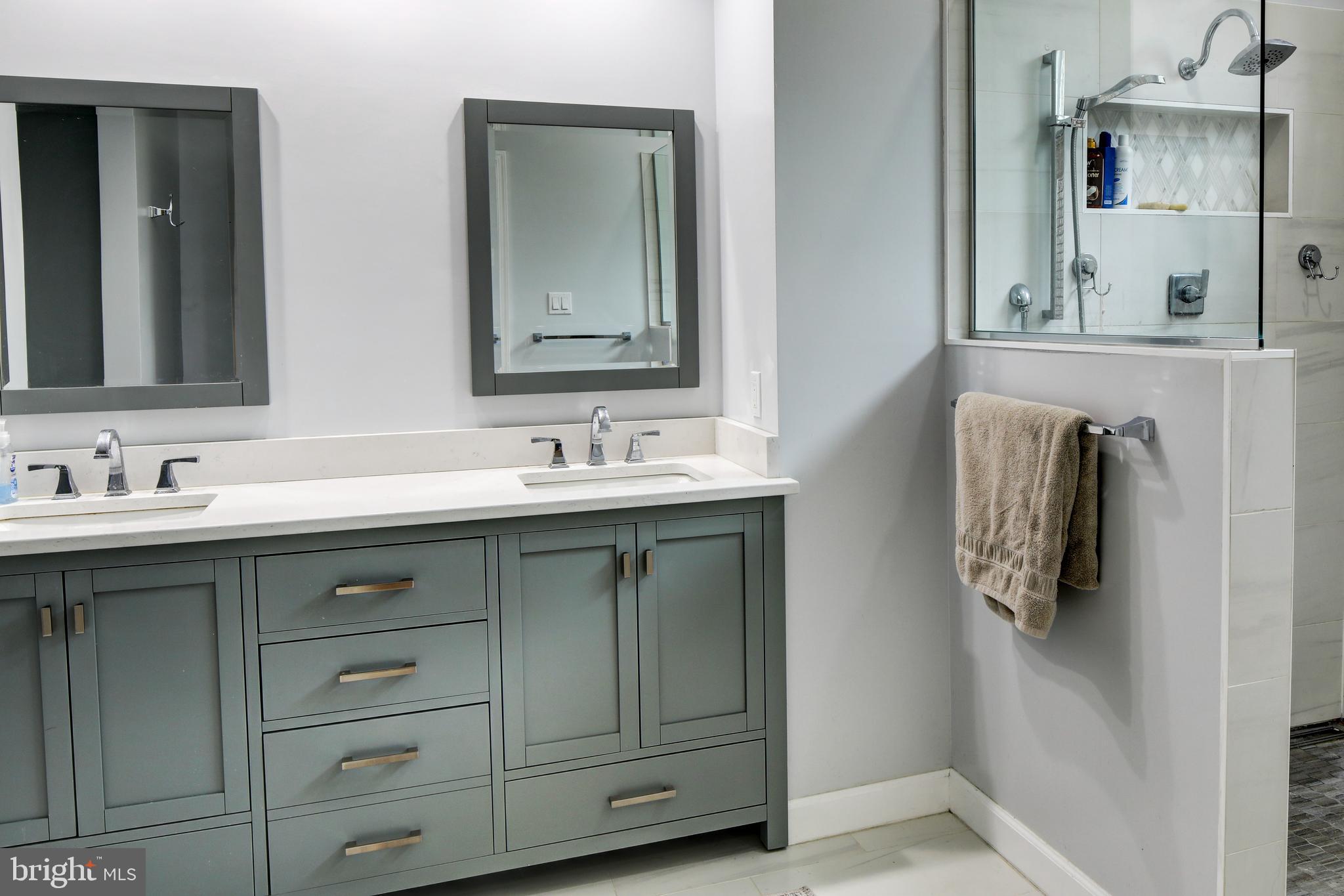 4507 Mt Carmel Road Hampstead, MD 21074 - Photo 17 of 60 Primary Ensuite Bath with Custom Shower