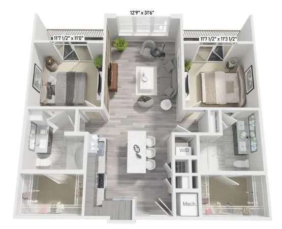 $2,300 | 465 Memorial Drive Southeast, Unit 436, Atlanta, GA 30312