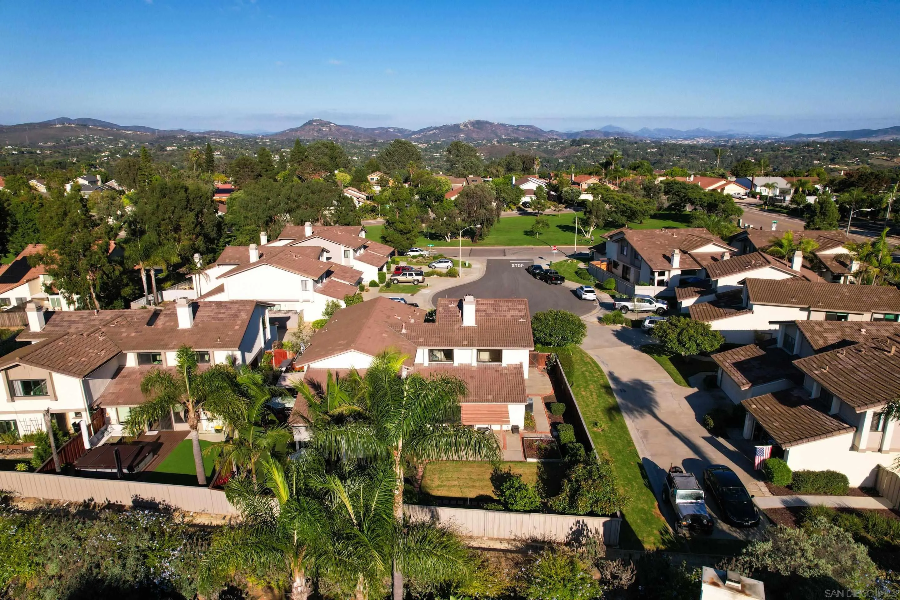 2002 Leafwood Place Encinitas, CA 92024 - Photo 48 of 64 an aerial view of residential houses with outdoor space