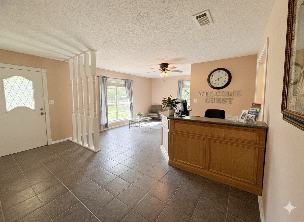 15331 Lake Lamond Road Conroe, TX 77384 - Photo 3 of 29 a living room with furniture and a window