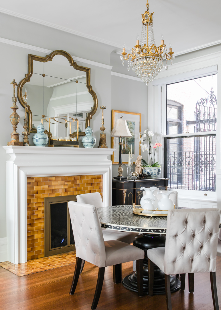 1304 North Ritchie Court Chicago, IL 60610 - Photo 12 of 39 a living room with furniture and a fireplace