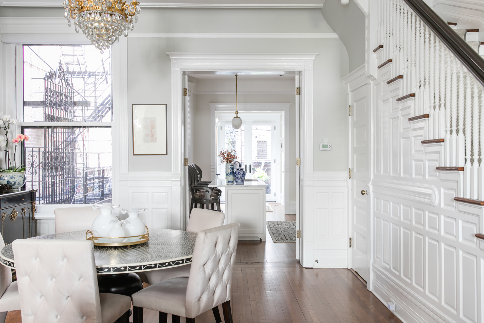 1304 North Ritchie Court Chicago, IL 60610 - Photo 14 of 39 a view of a dining room with furniture and wooden floor