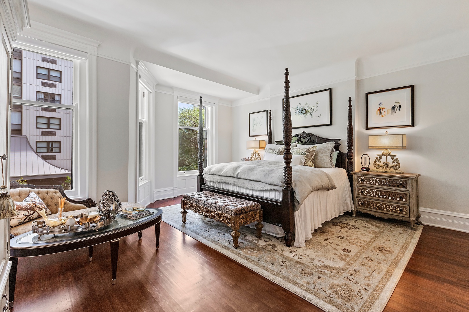1304 North Ritchie Court Chicago, IL 60610 - Photo 23 of 39 a bedroom with a bed and wooden floor