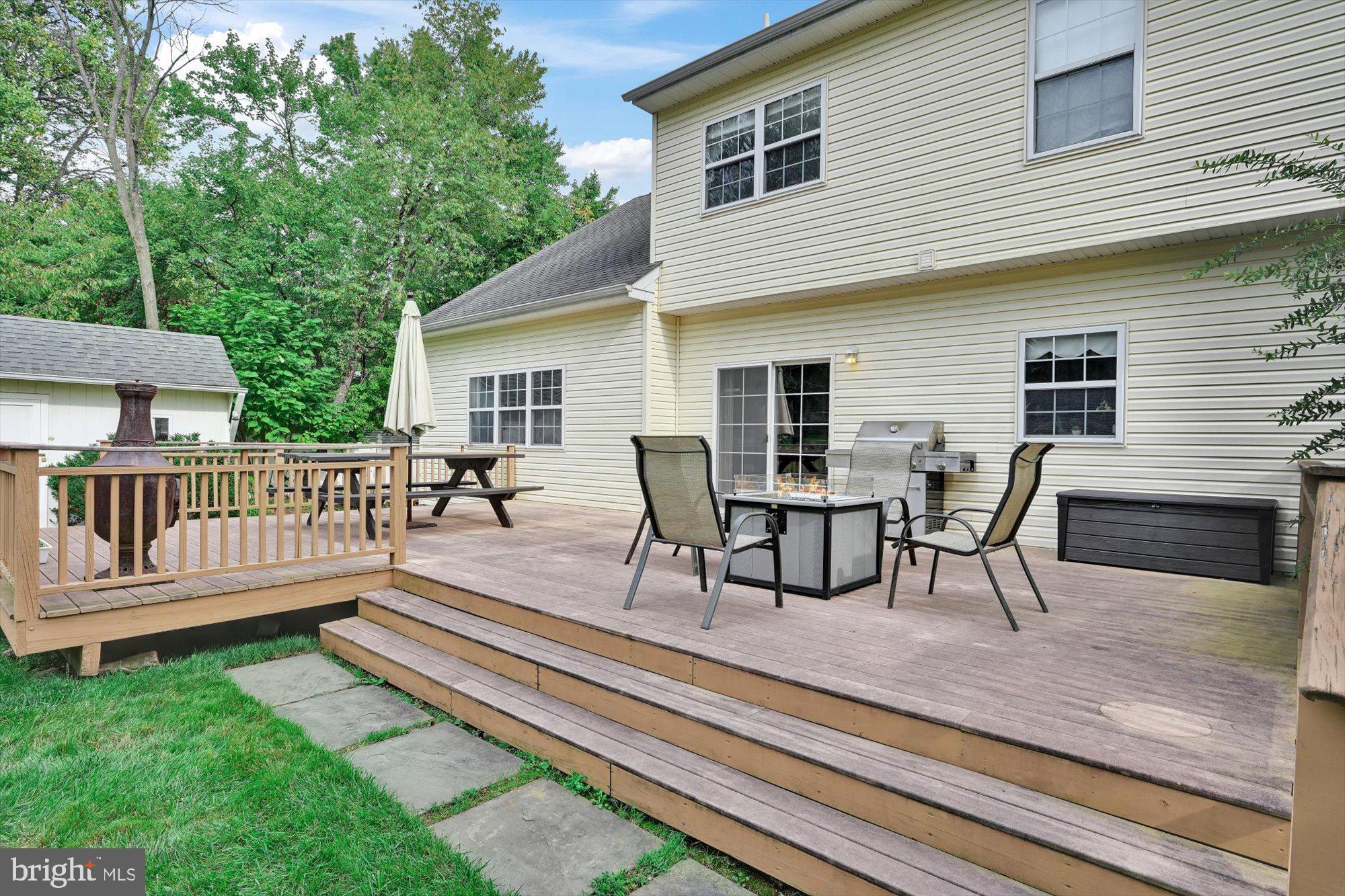 255 Tomstock Road Eagleville, PA 19403 - Photo 23 of 54 Large Rear Deck is for Entertaining or Relaxing