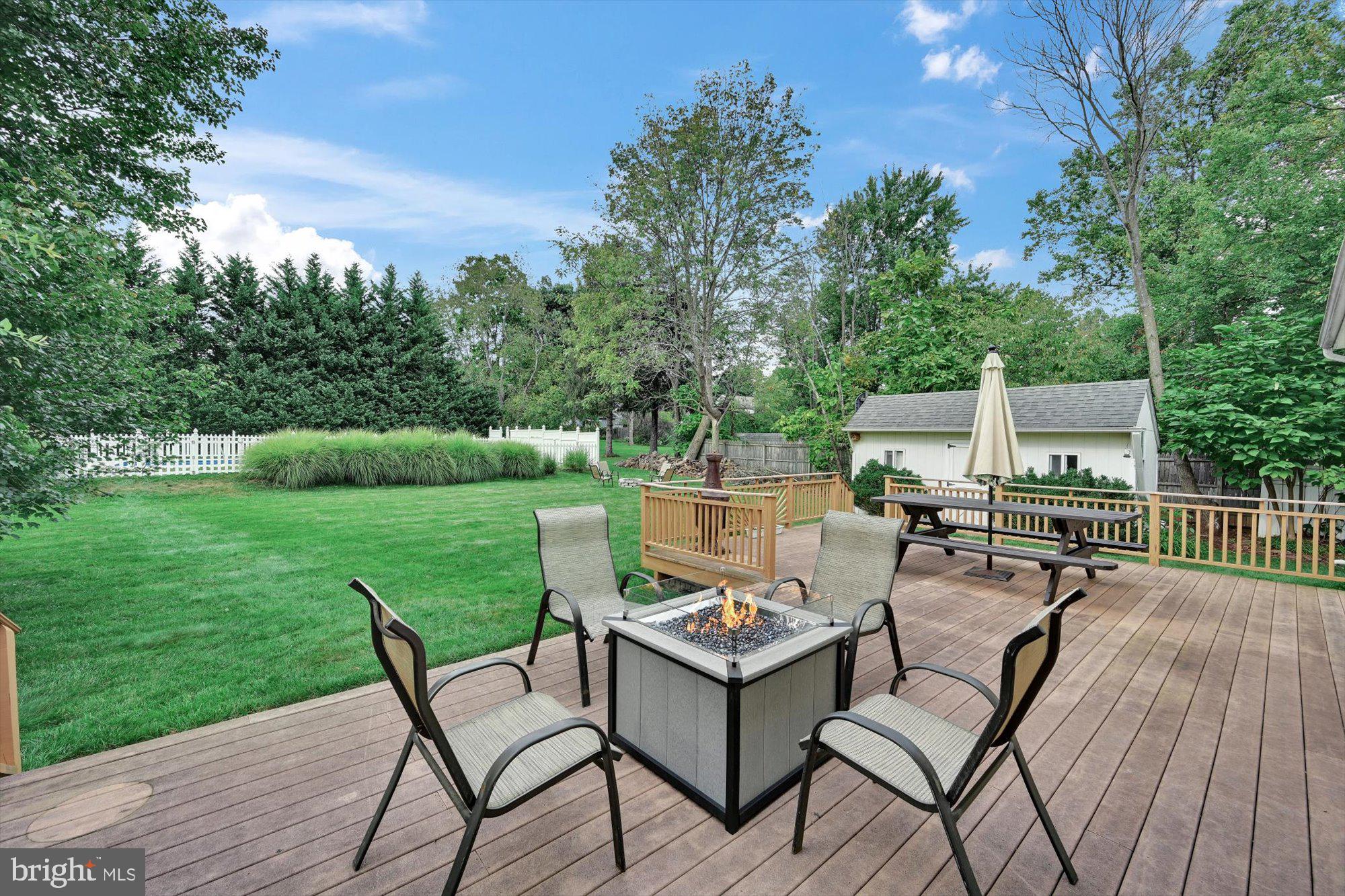 255 Tomstock Road Eagleville, PA 19403 - Photo 39 of 54 Rear Deck with a View!