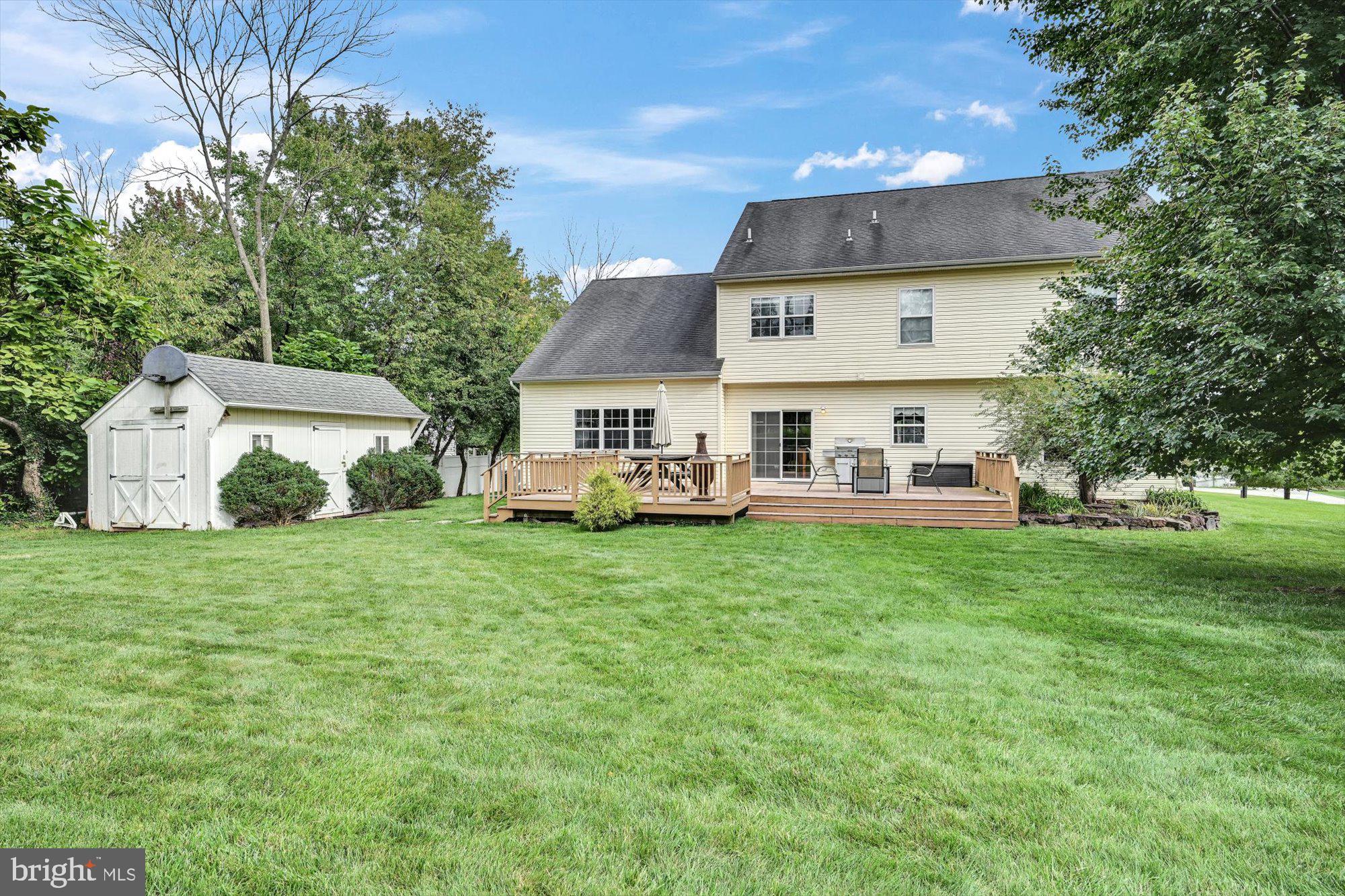 255 Tomstock Road Eagleville, PA 19403 - Photo 50 of 54 Backyard with Nice Shed