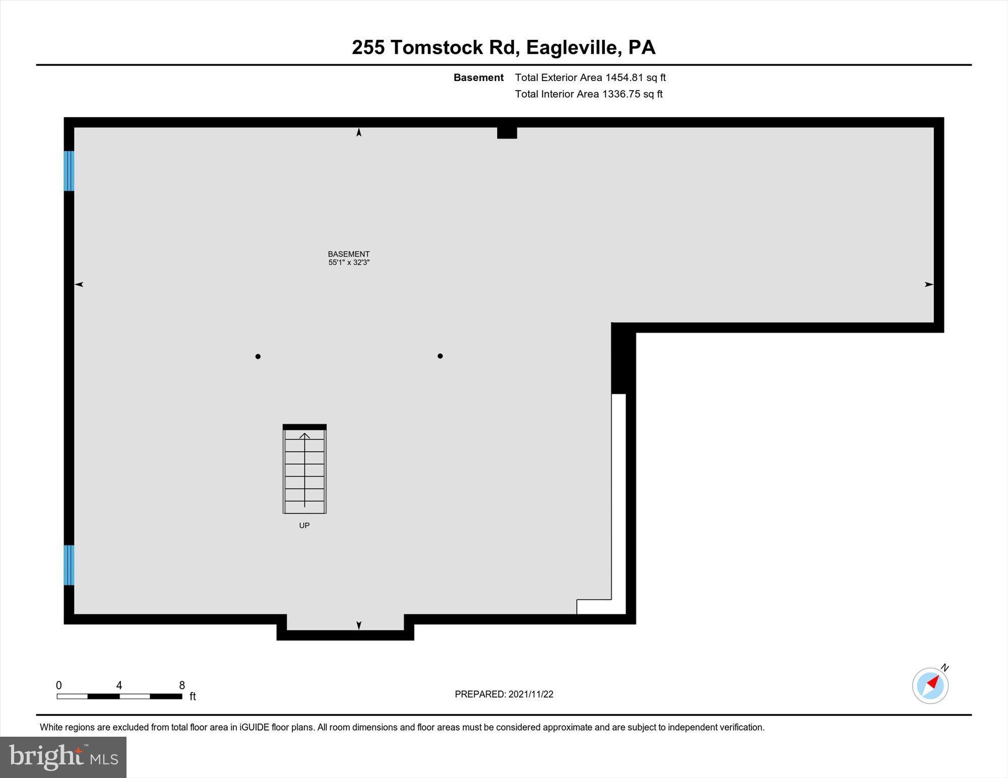 255 Tomstock Road Eagleville, PA 19403 - Photo 54 of 54 Basement Floorplan