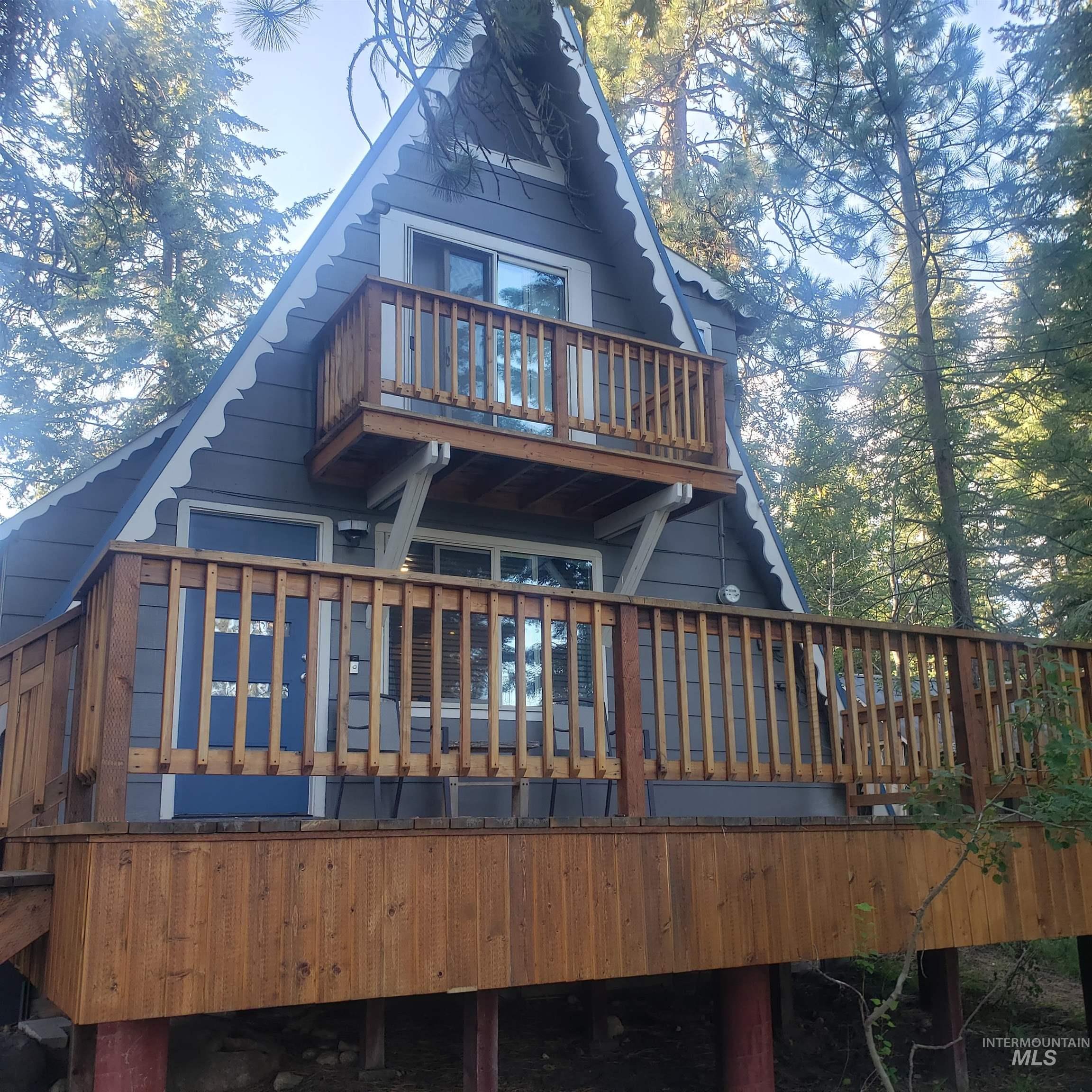 1098 Crescent Rim Drive McCall, ID 83638 - Photo 39 of 42 Rear view of property featuring a deck