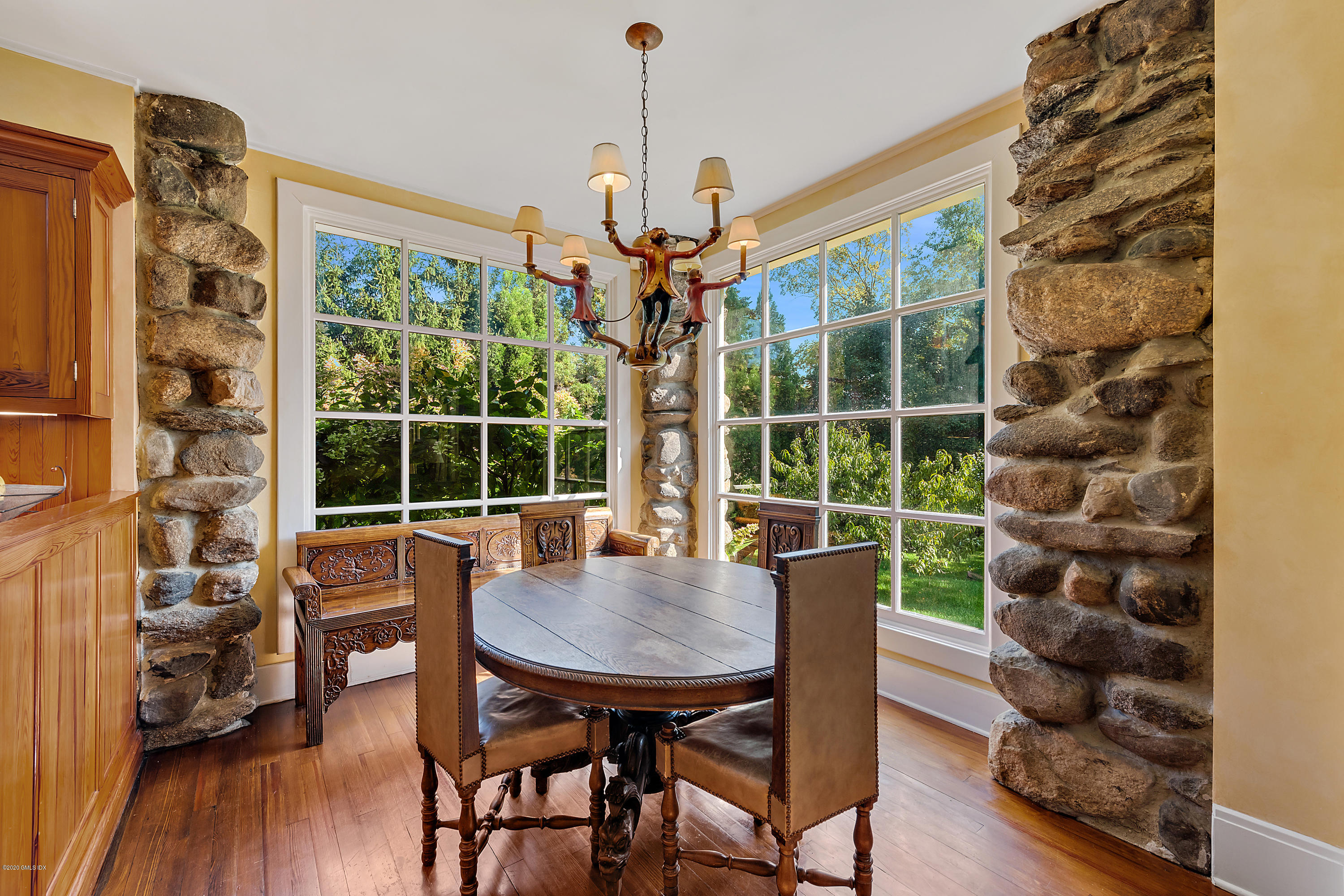 3 Fairfield Road Greenwich, CT 06830 - Photo 17 of 46 a view of a dining room with furniture window and wooden floor