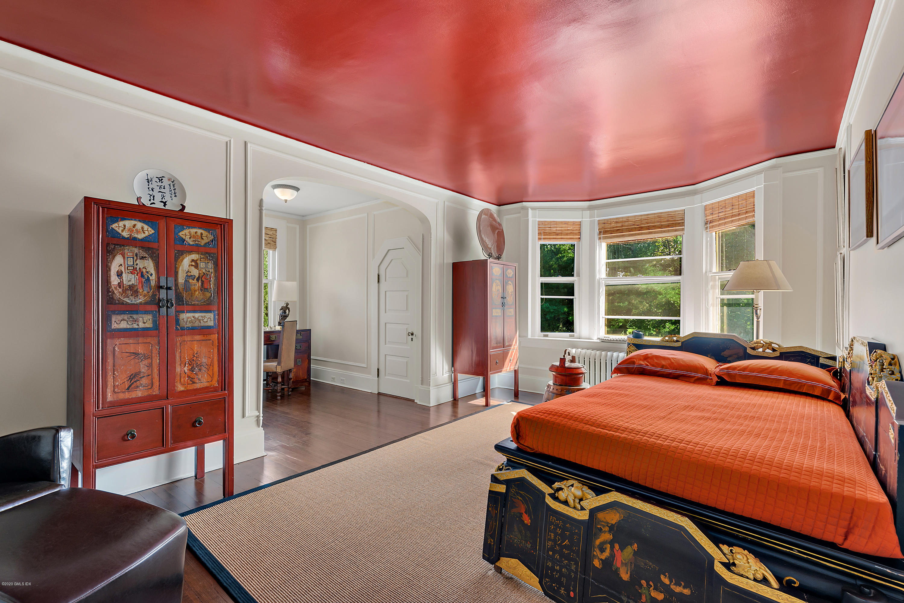 3 Fairfield Road Greenwich, CT 06830 - Photo 24 of 46 a bedroom with a bed and a dresser next to a window