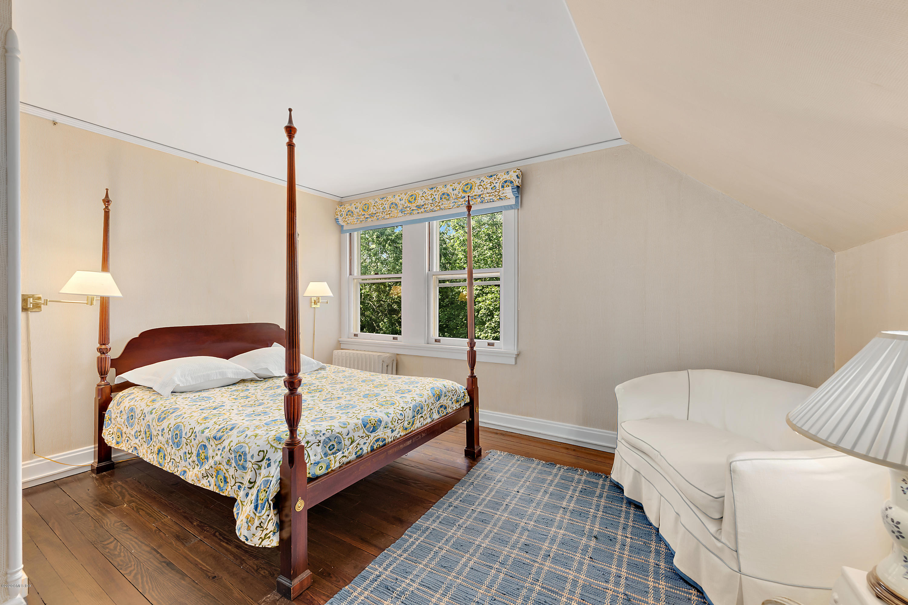 3 Fairfield Road Greenwich, CT 06830 - Photo 29 of 46 a bedroom with a bed and a window