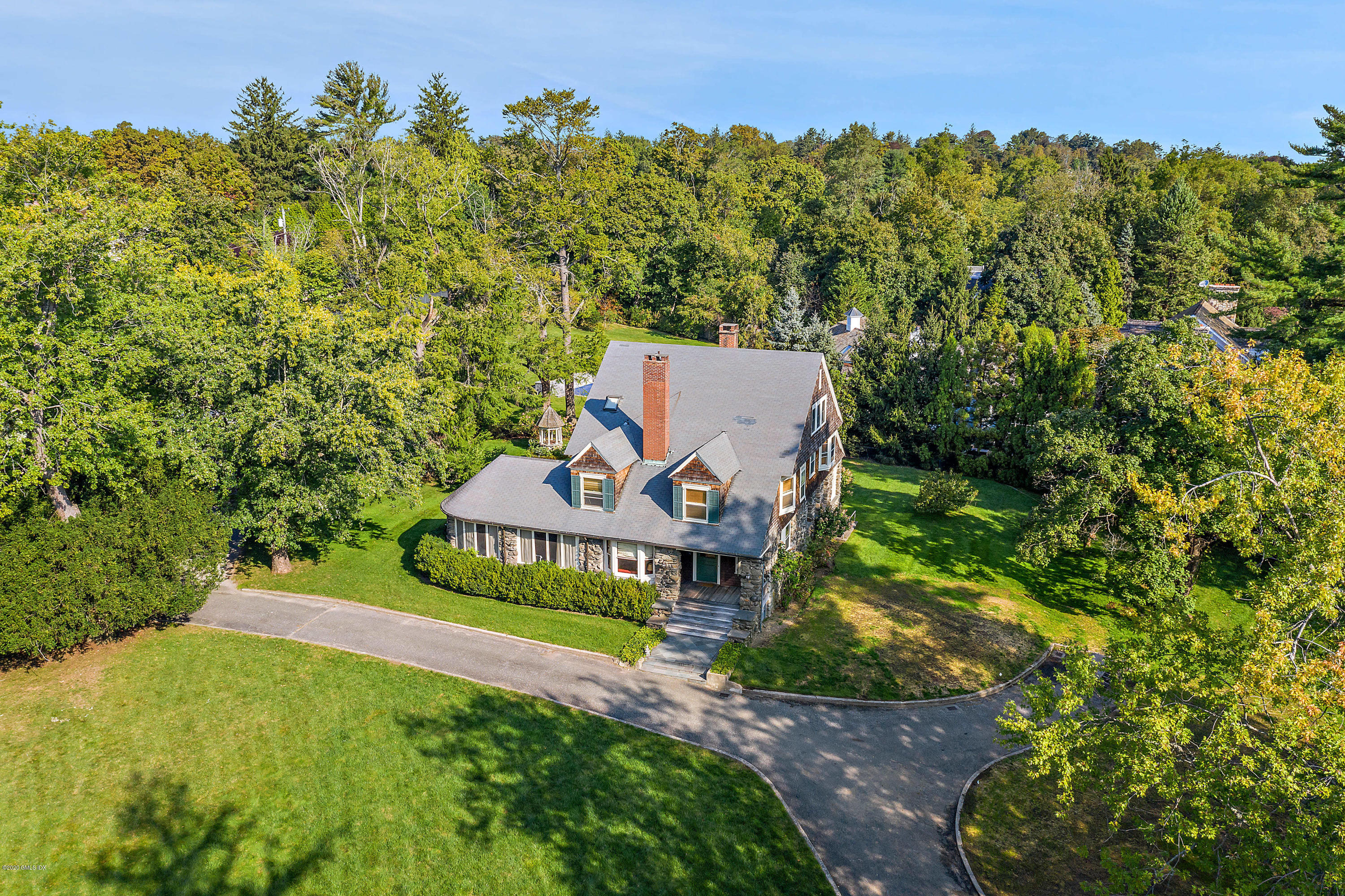 3 Fairfield Road Greenwich, CT 06830 - Photo 37 of 46 a view of a house with a yard