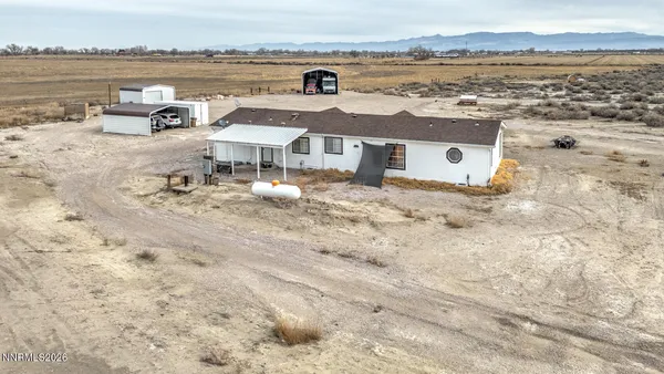 a close view of granite countertops and mountain view