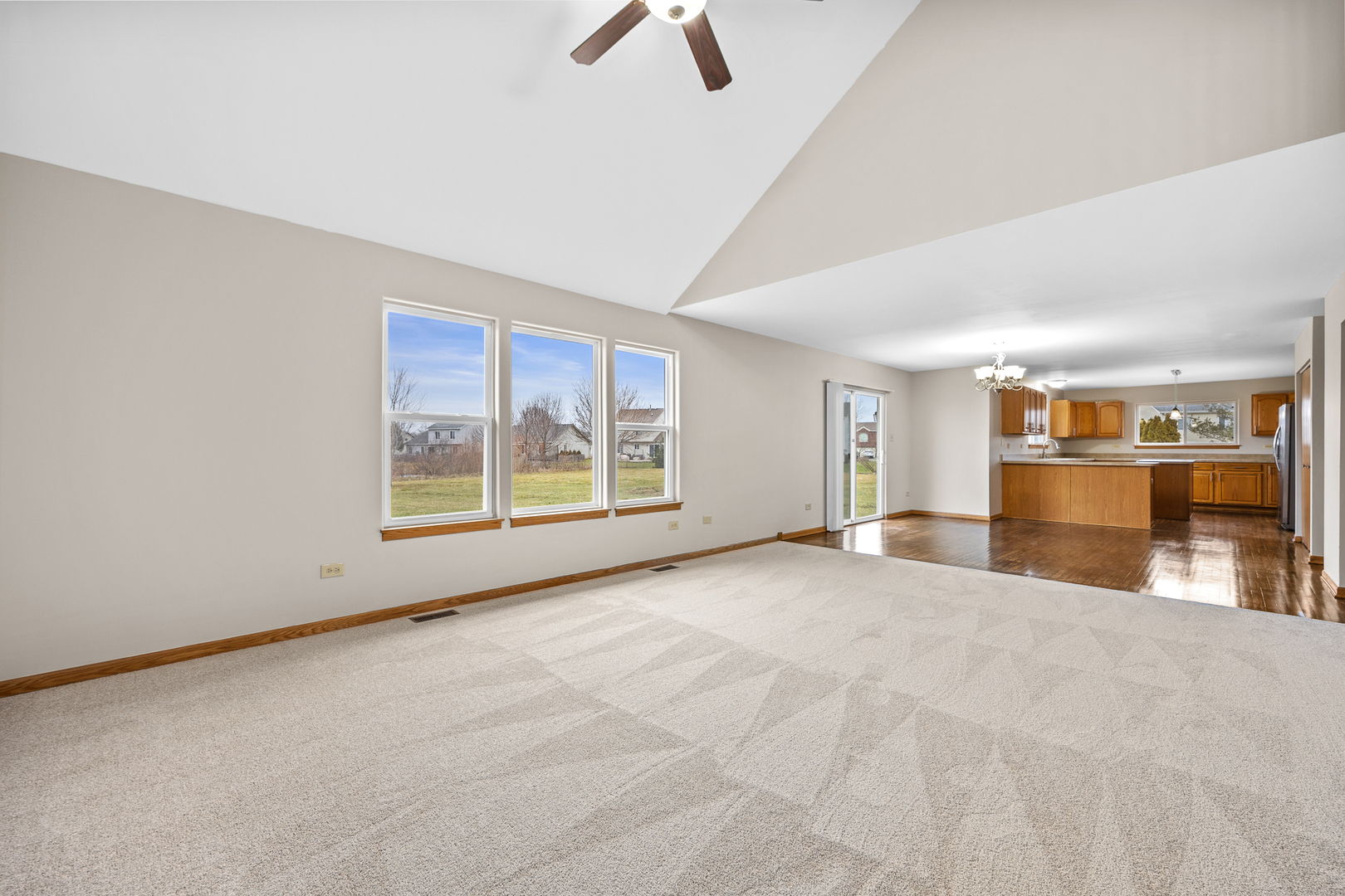 25210 Plainview Drive Channahon, IL 60410 - Photo 13 of 33 a view of an empty room with a window