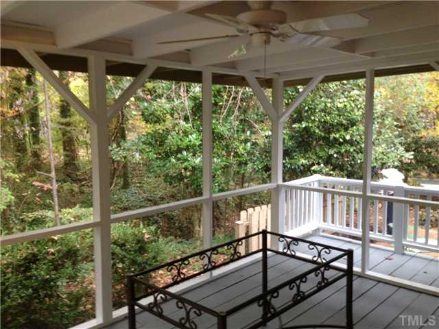 1901 Fountain Ridge Road Chapel Hill, NC 27517 - Photo 5 of 7 a view of a chair and table in the balcony