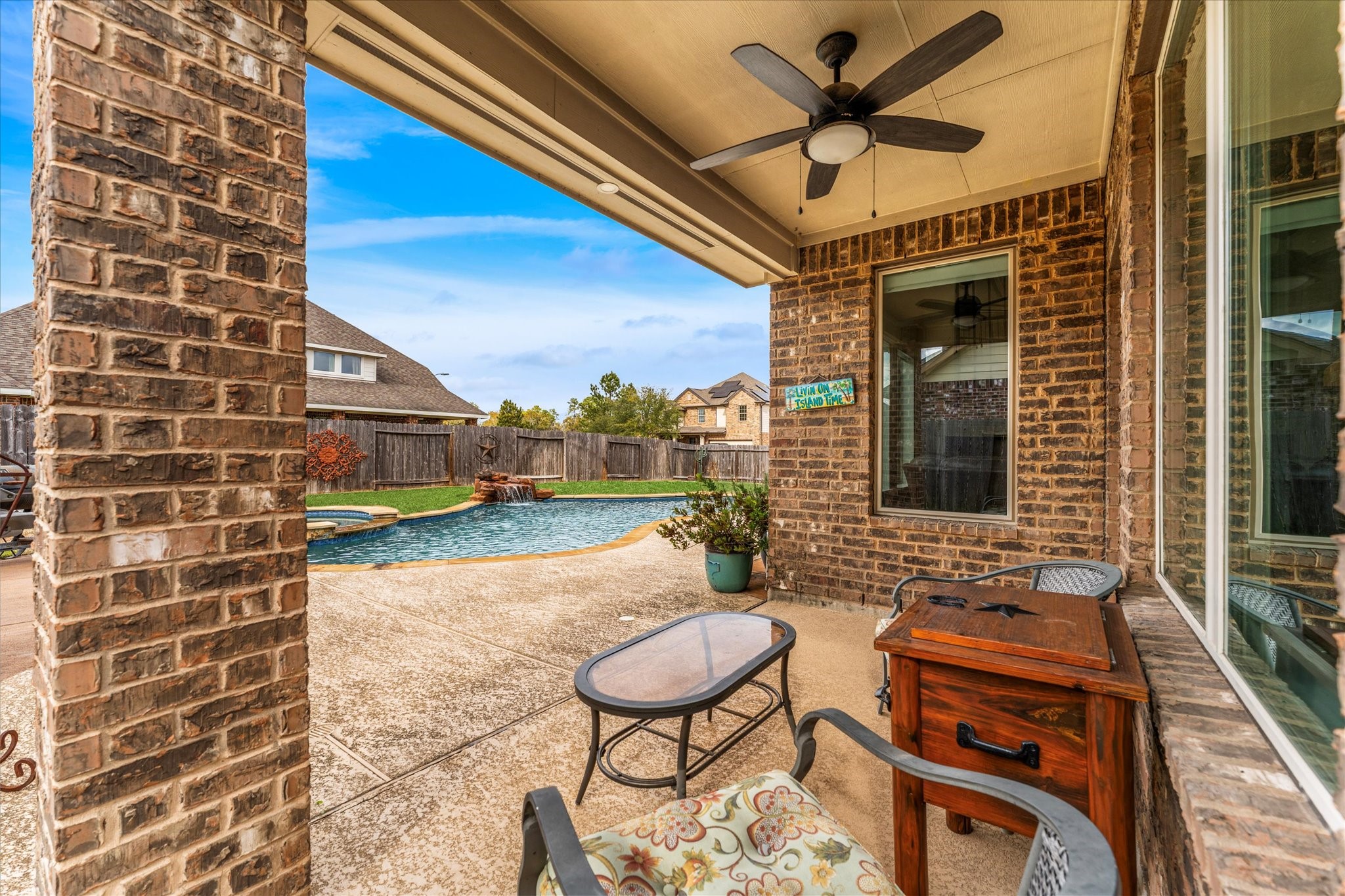 13302 Rising Bluff Lane Cypress, TX 77429 - Photo 25 of 38 View from the back patio