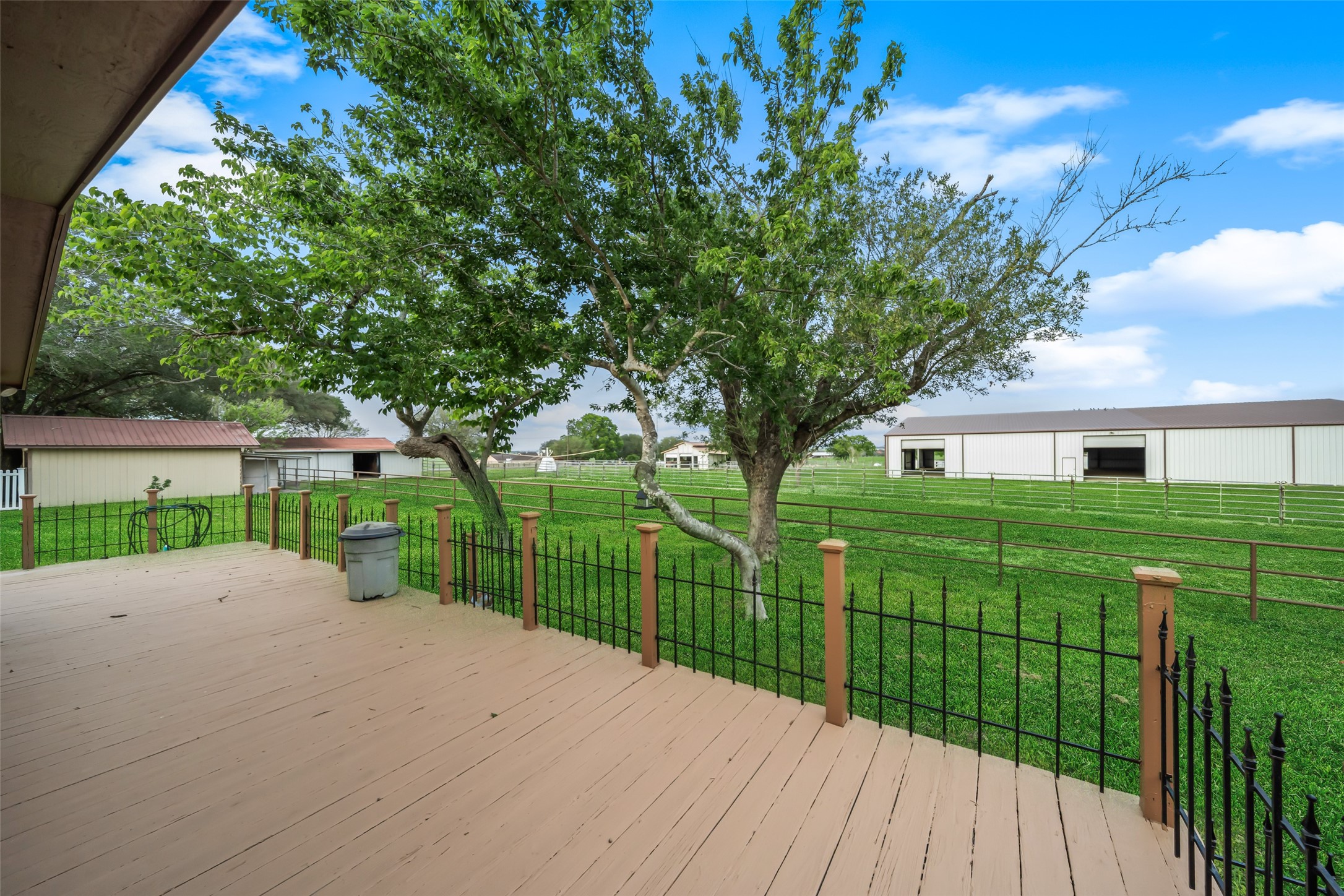 119 Fm 1891 Shiner, TX 77984 - Photo 15 of 40 a view of a house with a big yard and potted plants