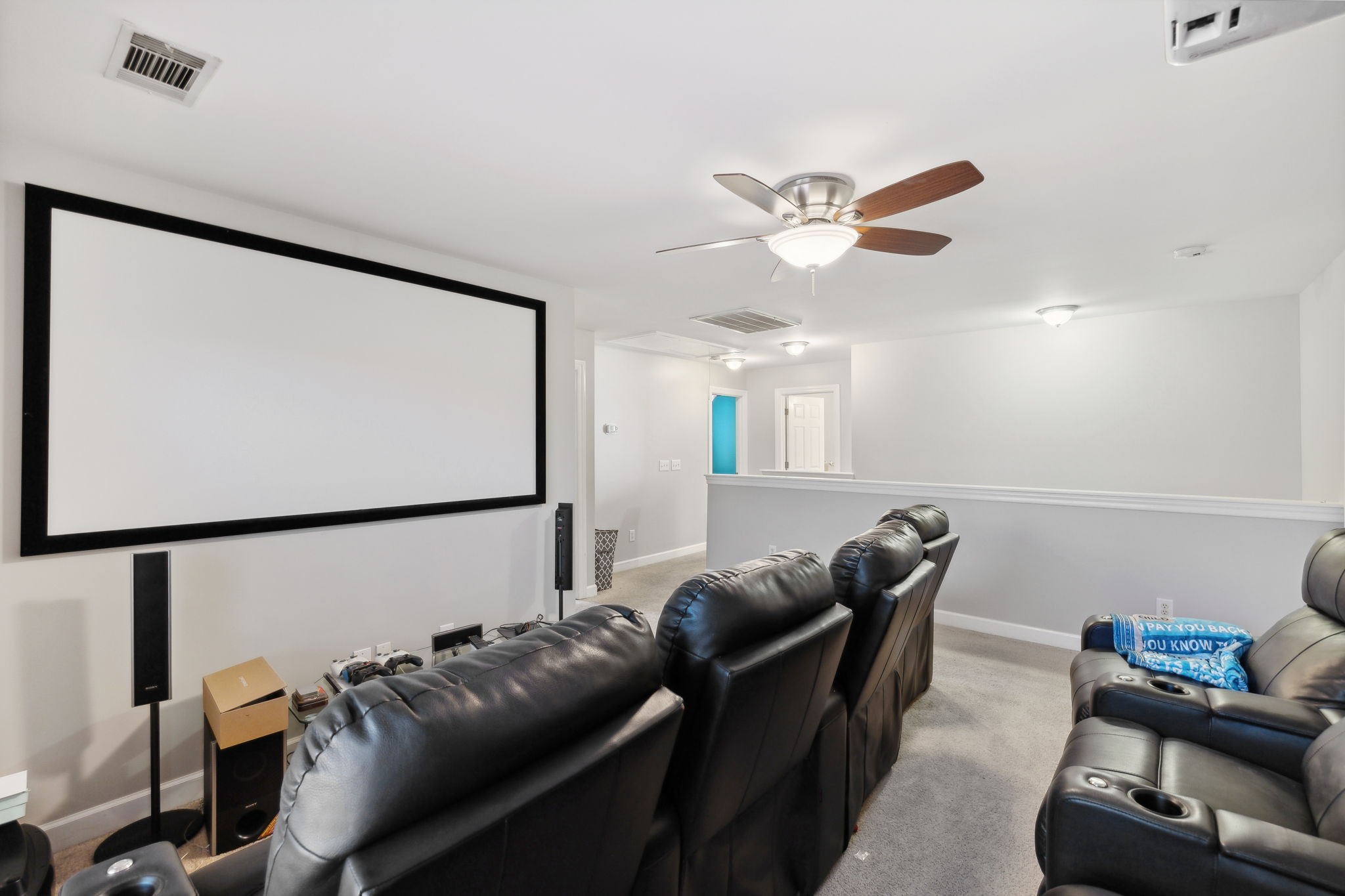 1127 Waverly Place Franklin, TN 37067 - Photo 17 of 25 bonus room: projector and screen remain