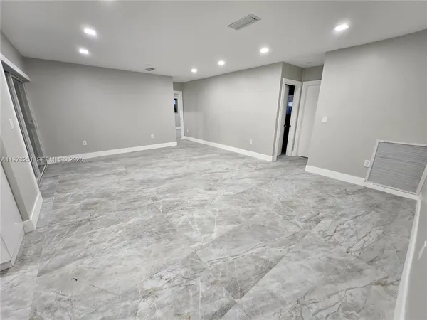 a view of an empty room