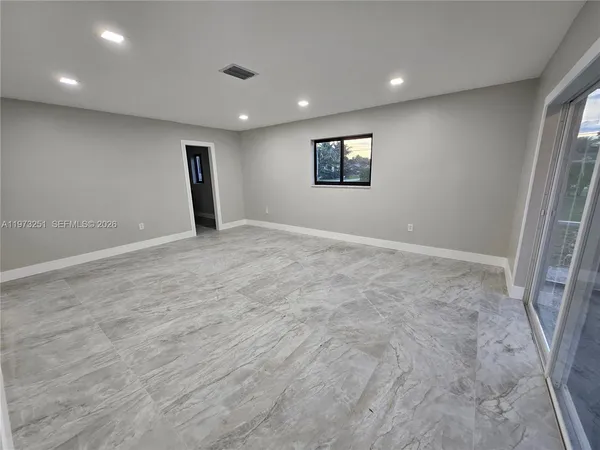 a view of an empty room