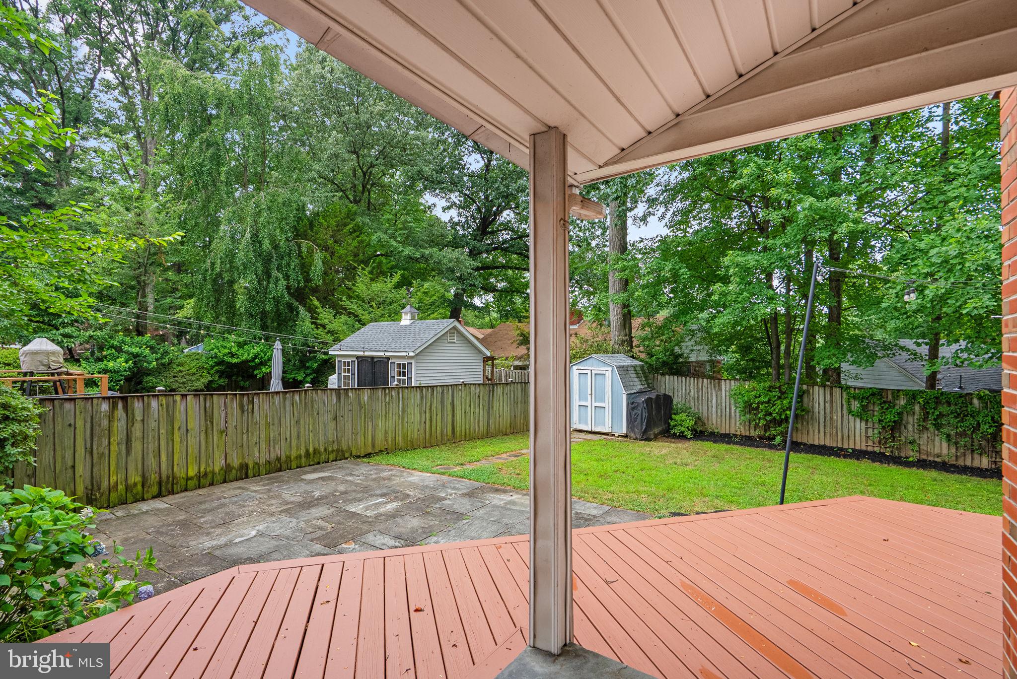 1111 Meurilee Lane Silver Spring, MD 20901 - Photo 32 of 39 Deck and yeard