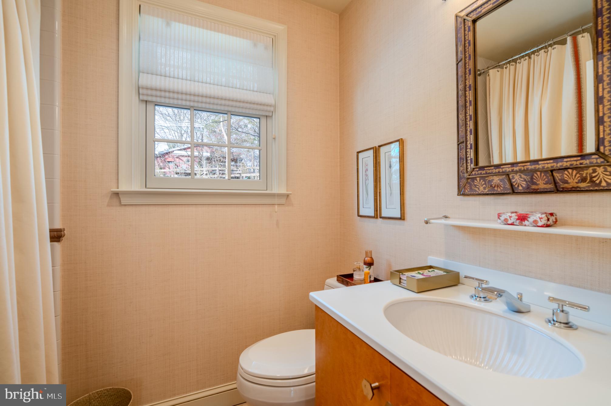 173 Hillview Drive Springfield, PA 19064 - Photo 14 of 50 a bathroom with a sink a toilet and mirror