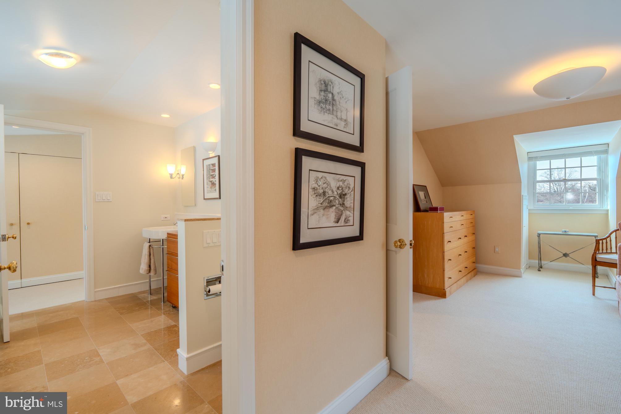 173 Hillview Drive Springfield, PA 19064 - Photo 25 of 50 a view of a hallway with bathroom and a view of bathroom