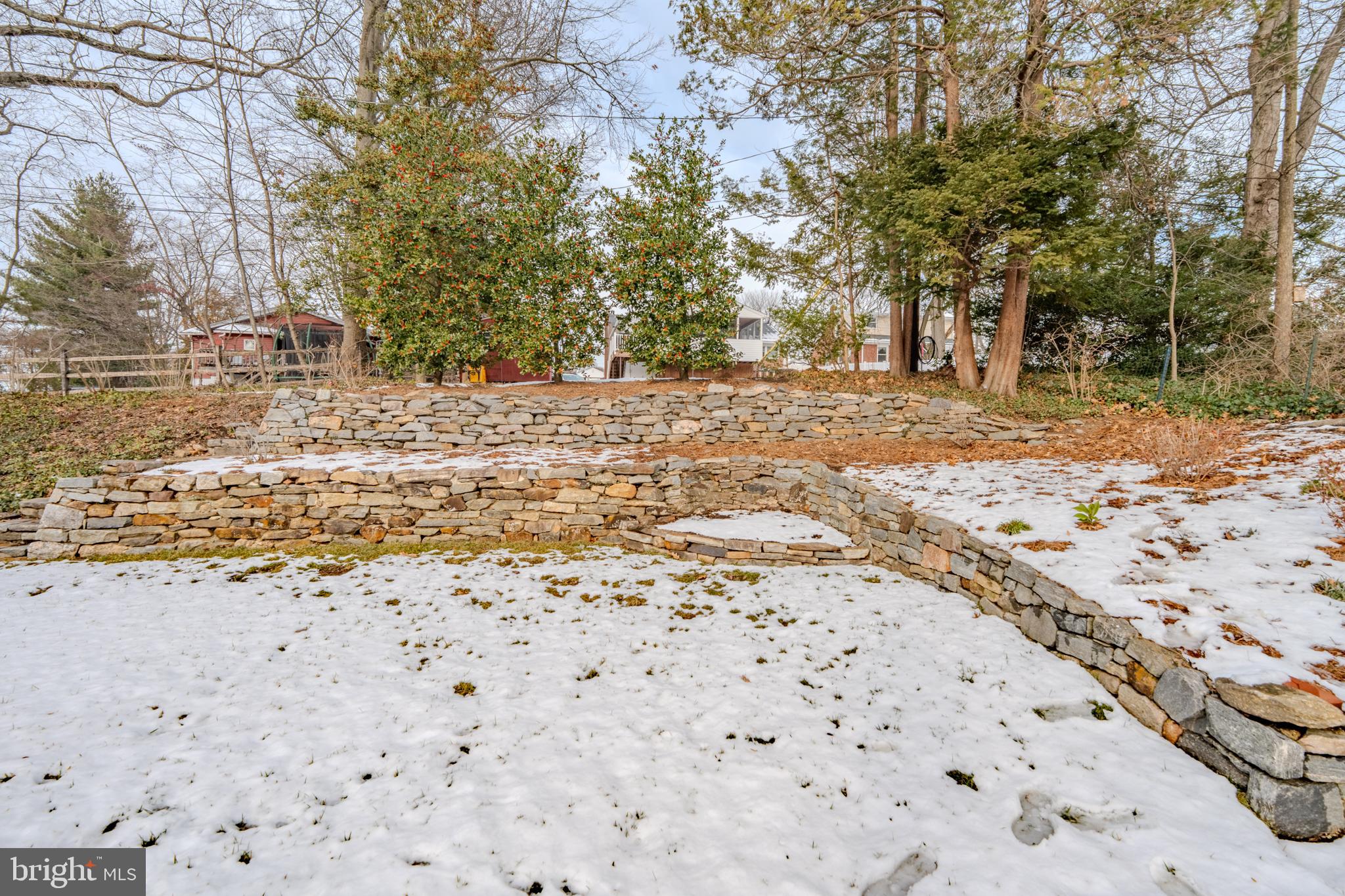 173 Hillview Drive Springfield, PA 19064 - Photo 41 of 50 a view of yard covered with snow in front of house
