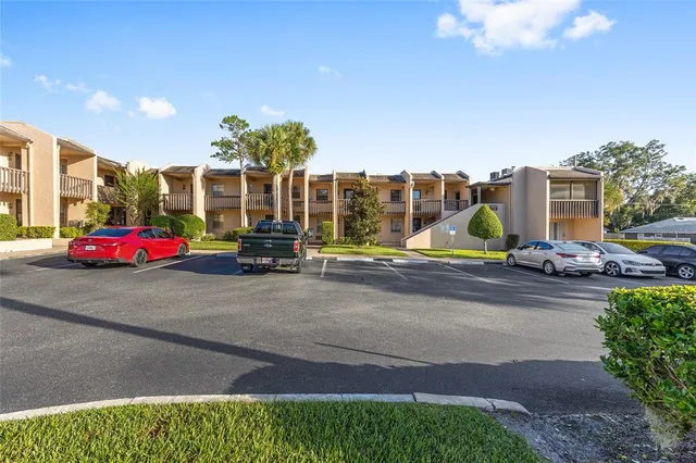 a childrens park with lots of swings and slides