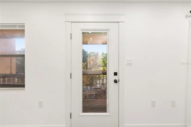 a view of a small space