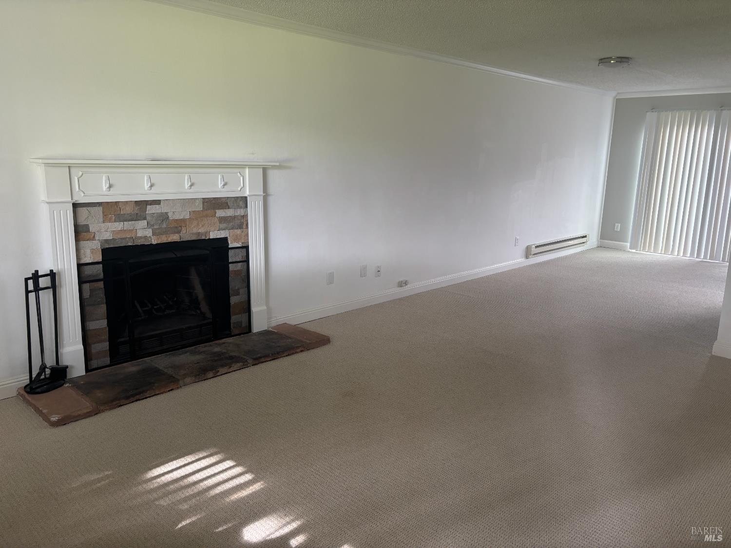 221 College View Drive Rohnert Park, CA 94928 - Photo 3 of 12 an empty room with a fireplace
