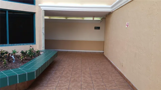 a view of back yard of a house