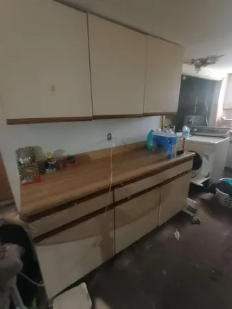 a room with storage and utility
