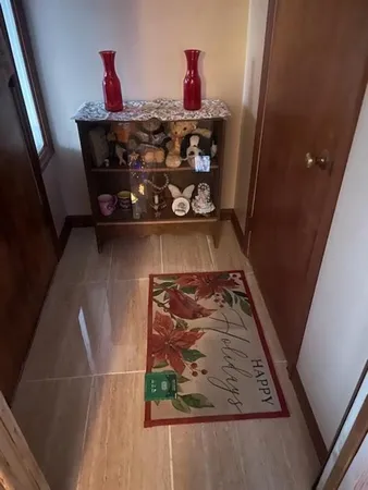 a view of storage and utility room