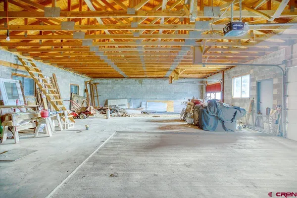 a view of a bike garage
