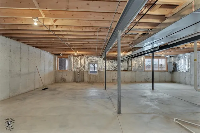 a view of a balcony with wooden fence