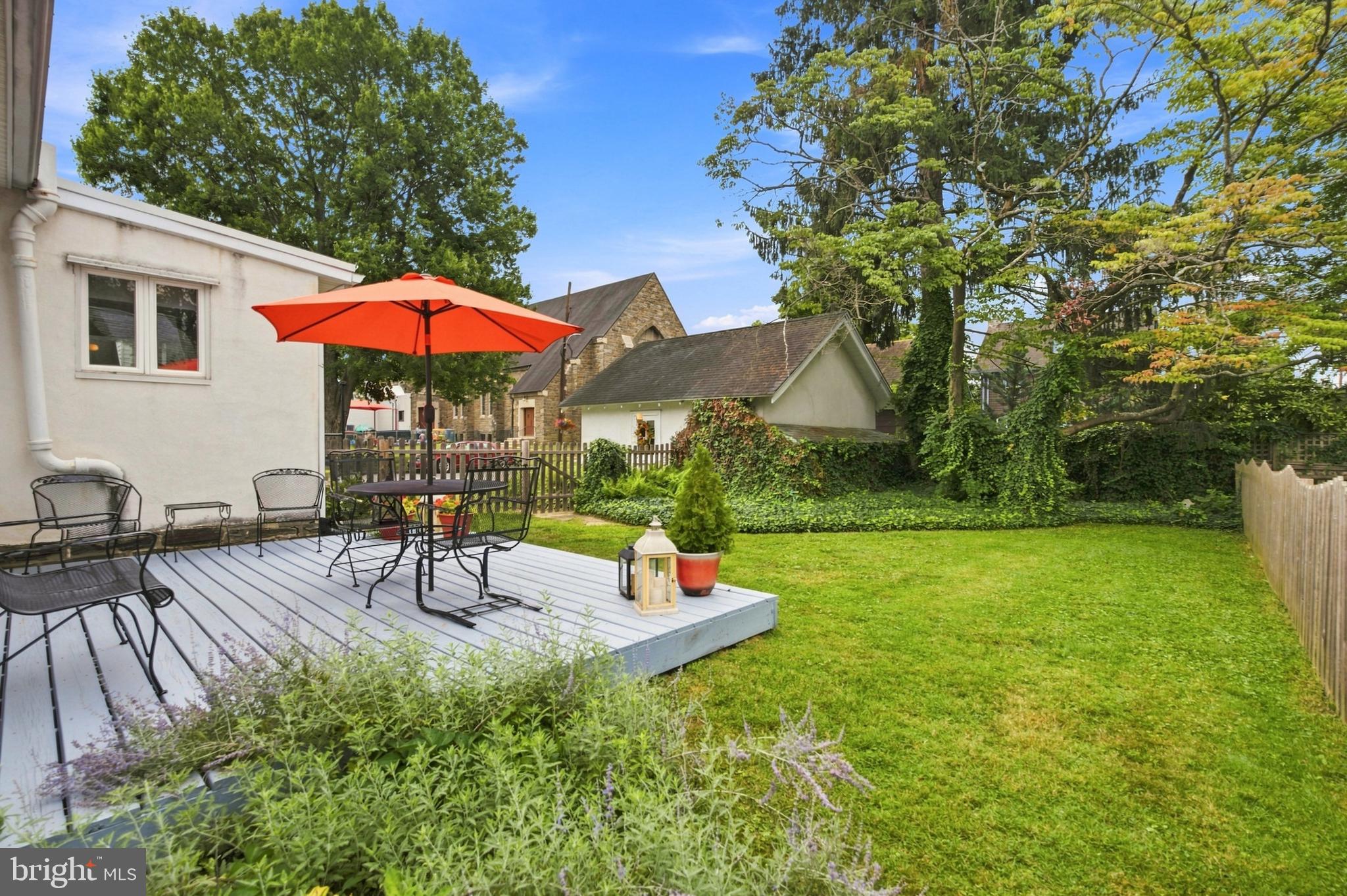 145 Kathmere Road Havertown, PA 19083 - Photo 45 of 49 Charming backyard oasis with patio.