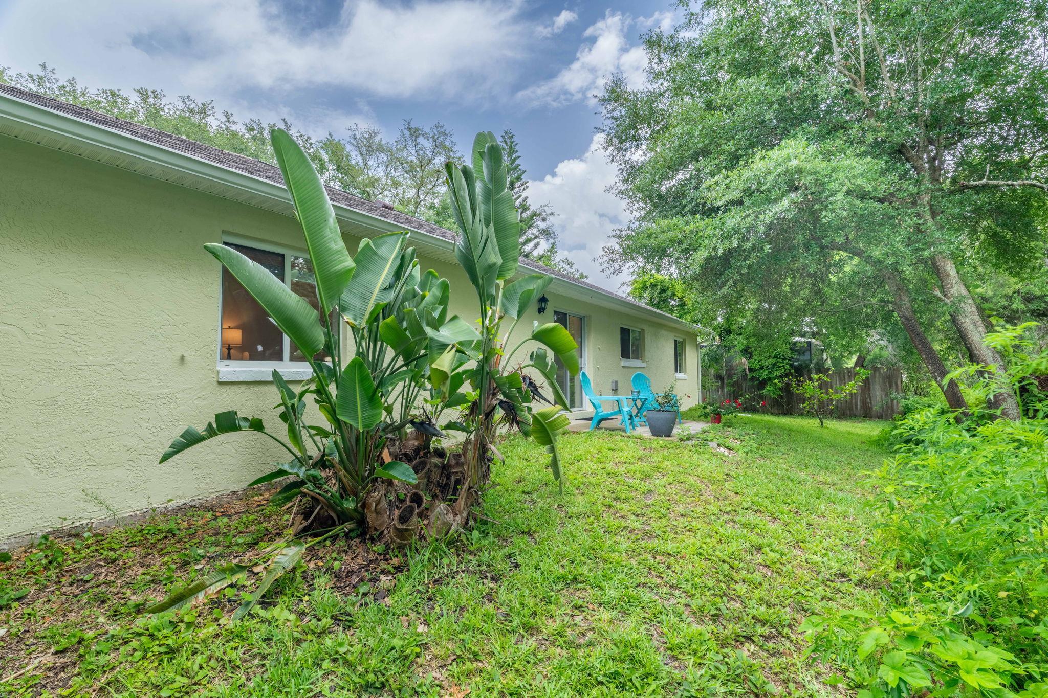 110 Dory Road St. Augustine, FL 32086 - Photo 29 of 35 a backyard of a house with lots of green space