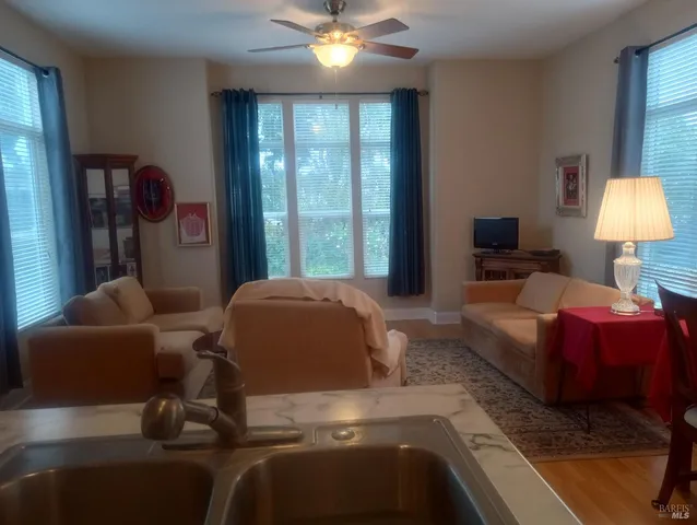 a front view of a building