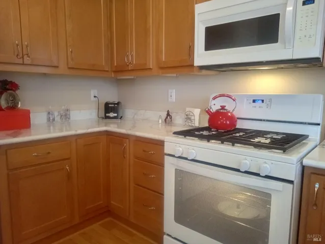 a view of a town with big houses