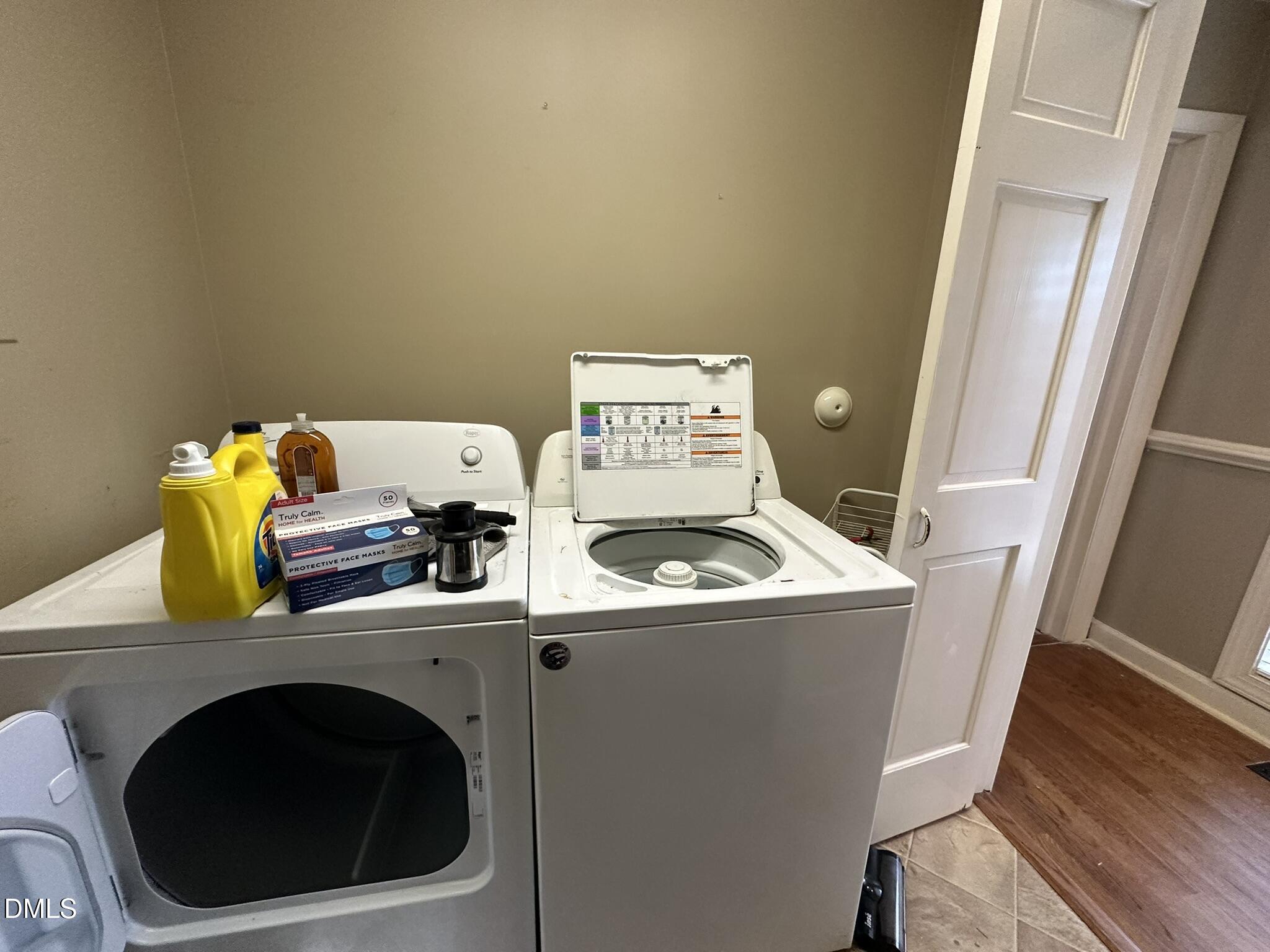 7208 Eastover Drive Raleigh, NC 27603 - Photo 36 of 41 a utility room with dryer and washer