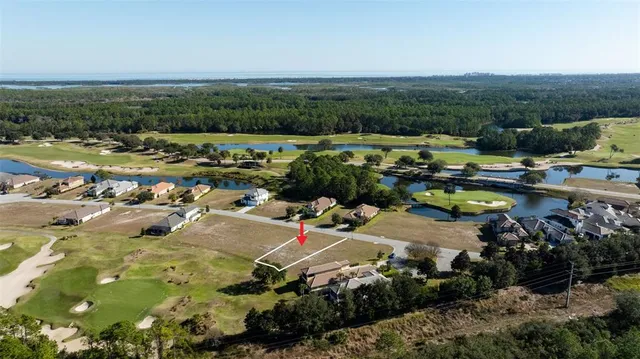 a view of a lake with outdoor space
