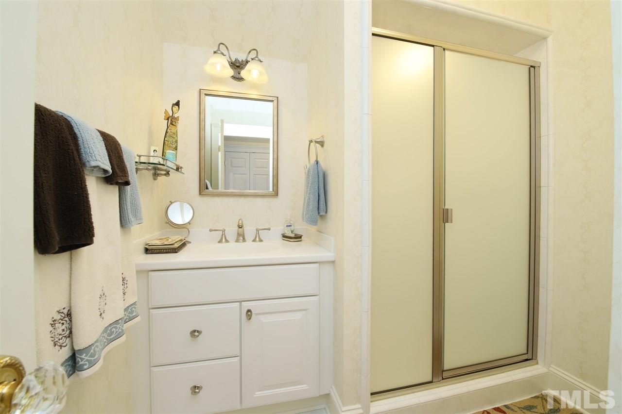 207 Oval Park Place Chapel Hill, NC 27517 - Photo 20 of 30 The bathroom adjoining the largest of the additional bedrooms.