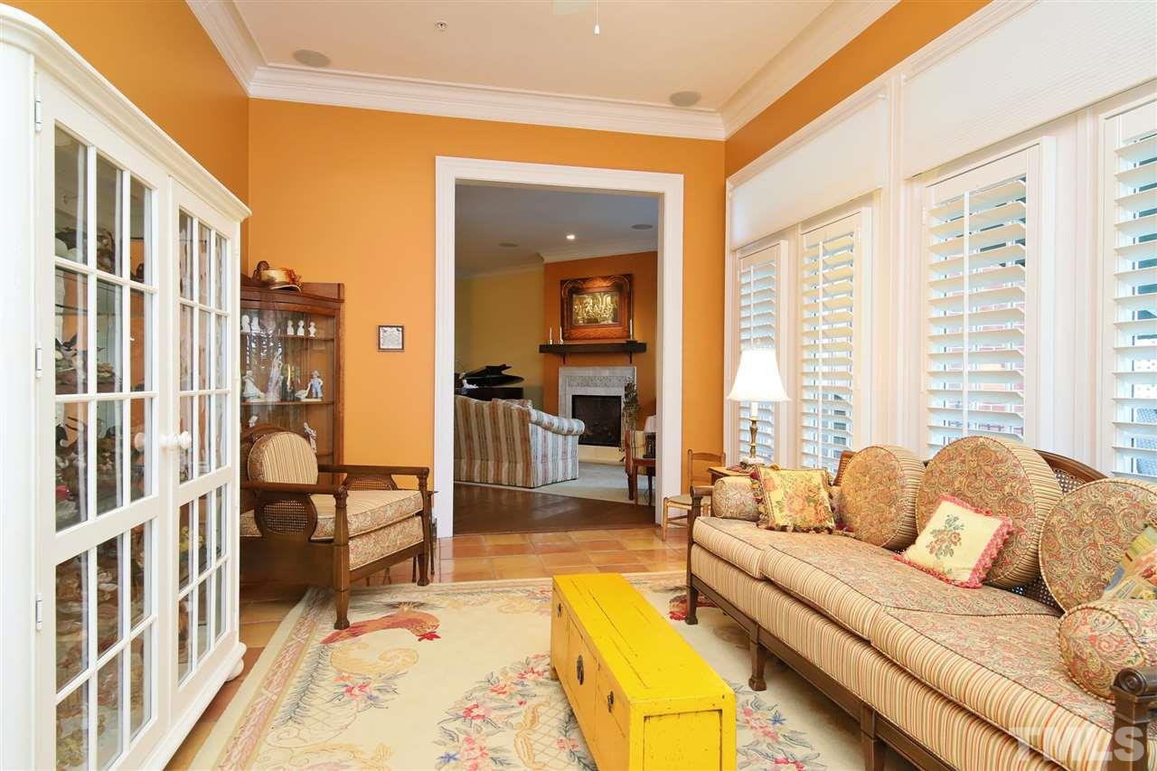 207 Oval Park Place Chapel Hill, NC 27517 - Photo 9 of 30 This view is from the sunroom looking towards the living room.