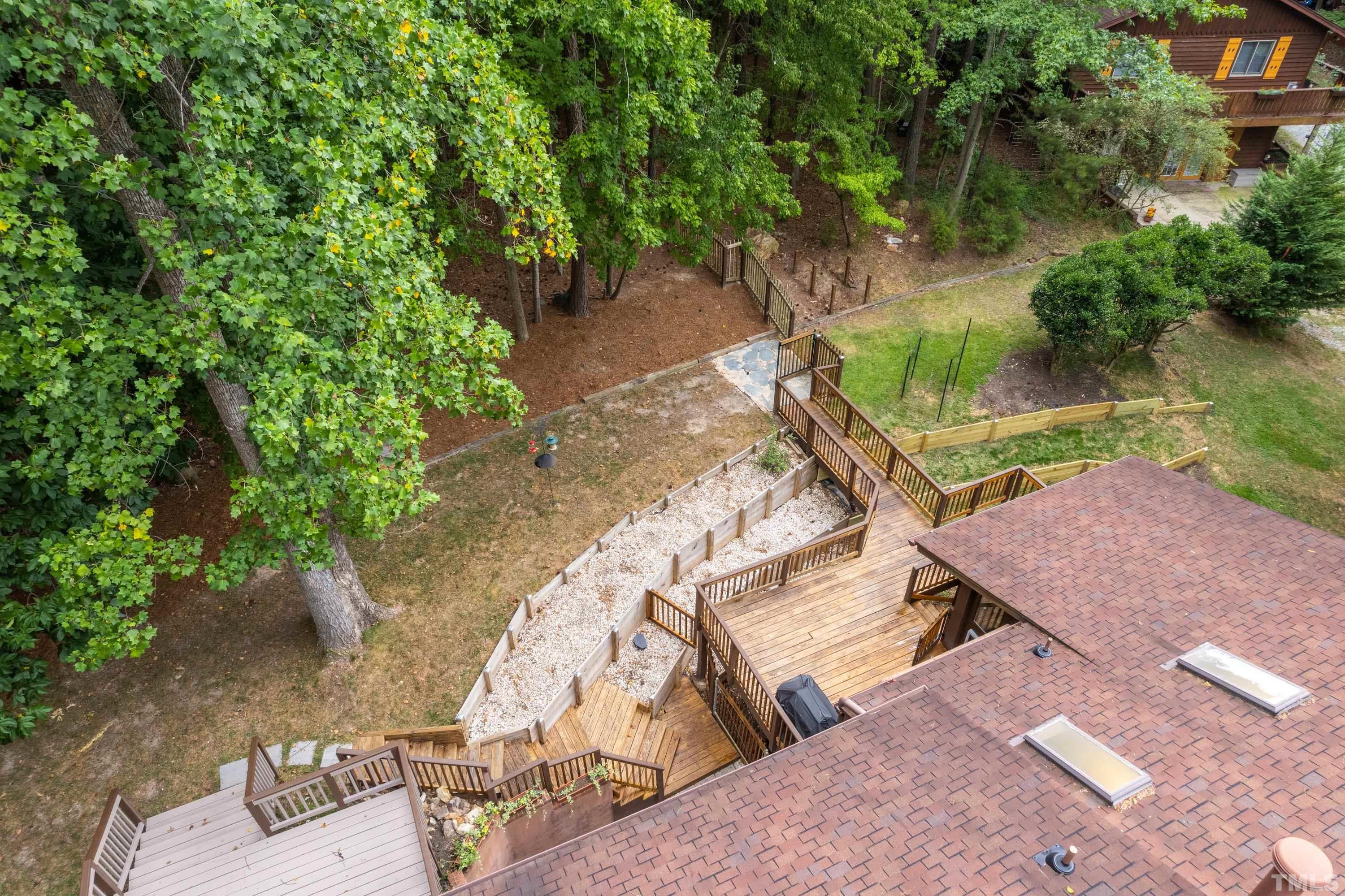 2600 Ferrand Drive Durham, NC 27705 - Photo 54 of 67 an aerial view of a house with a yard