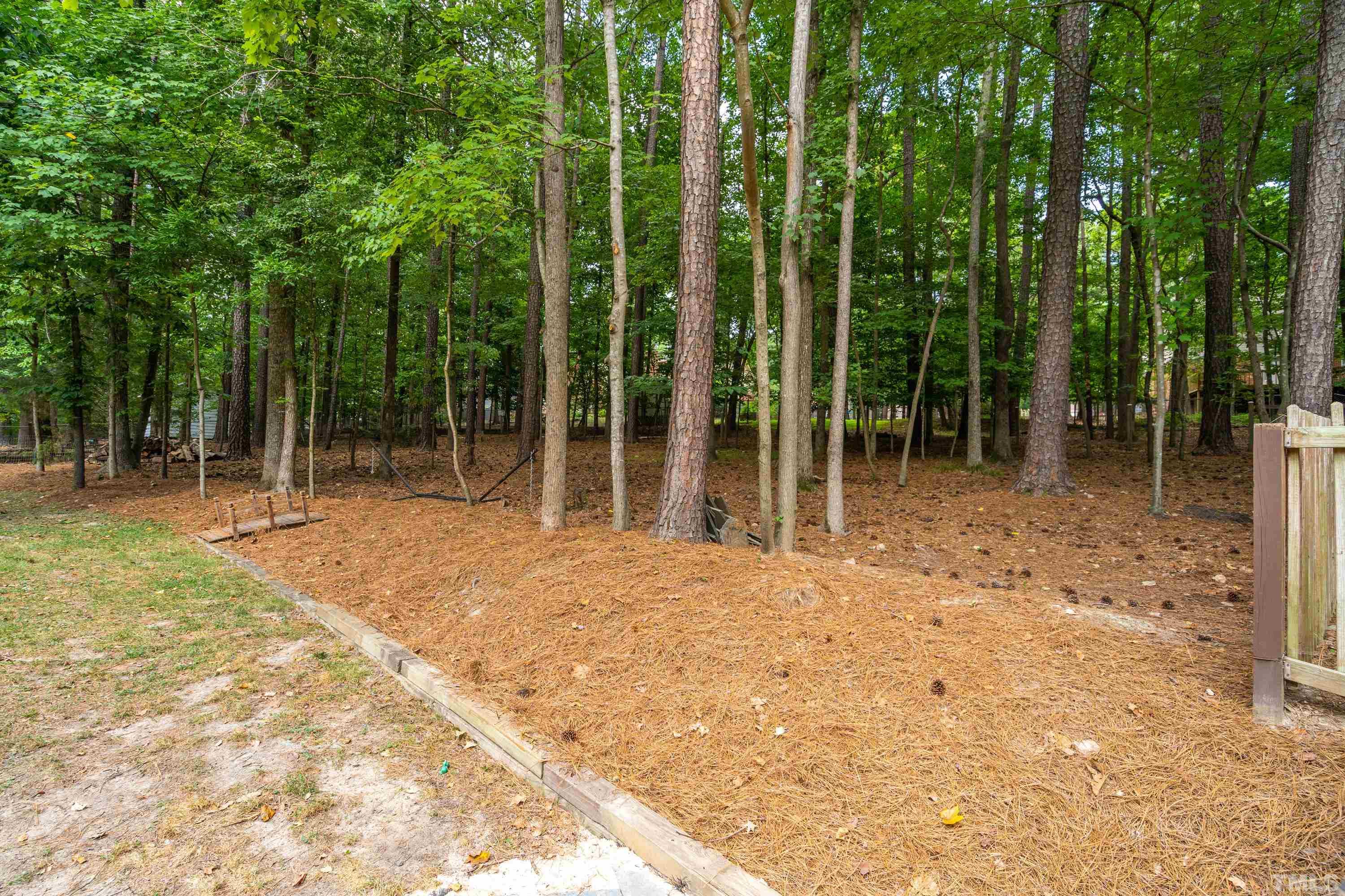 2600 Ferrand Drive Durham, NC 27705 - Photo 65 of 67 a backyard of a house with lots of trees