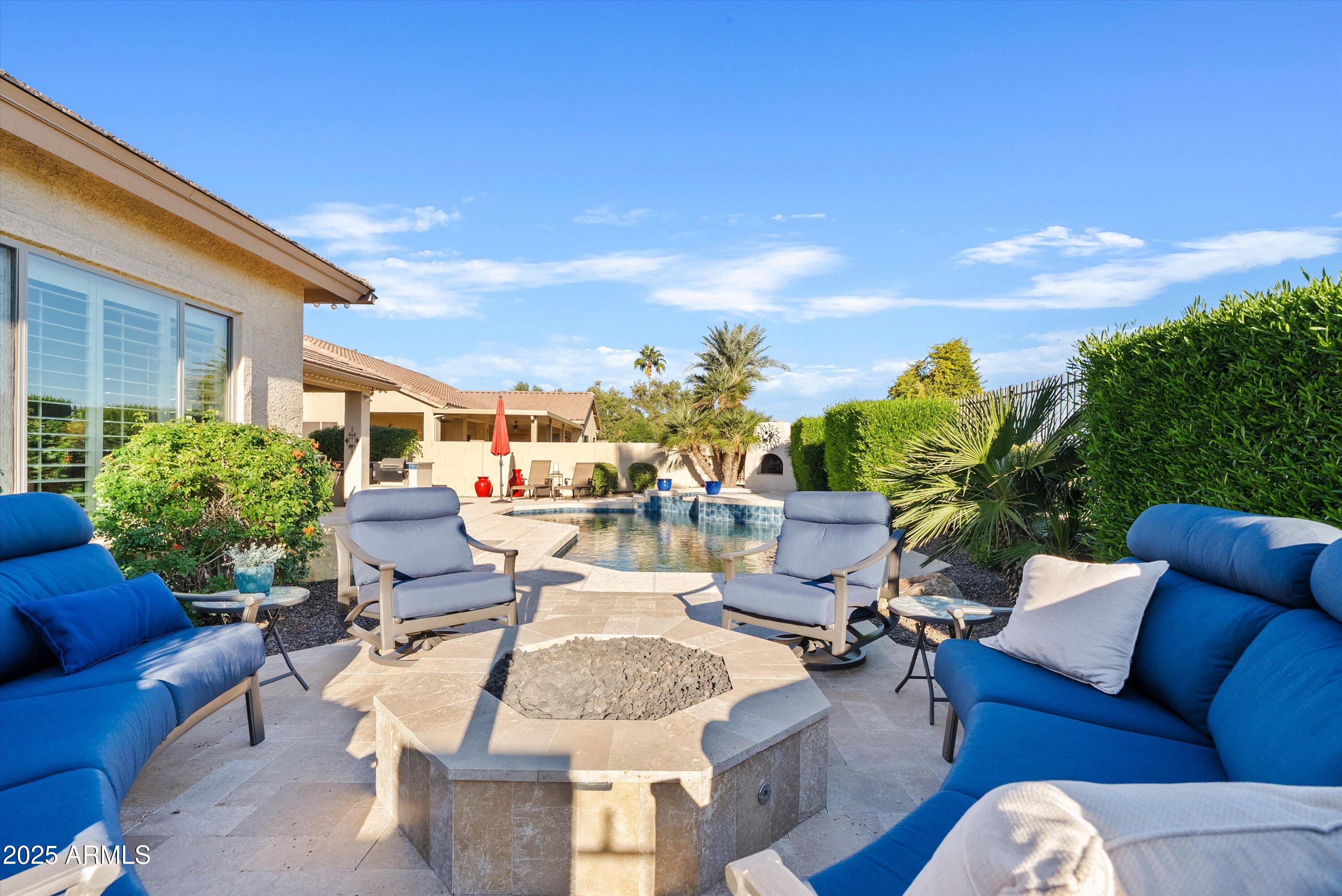 6805 Rachael Way Gilbert, AZ 85298 - Photo 38 of 50 a building outdoor space with patio furniture