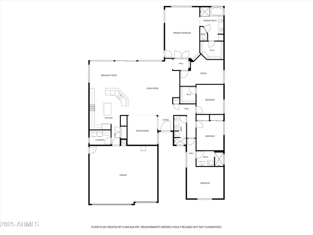 a view of livingroom and closet