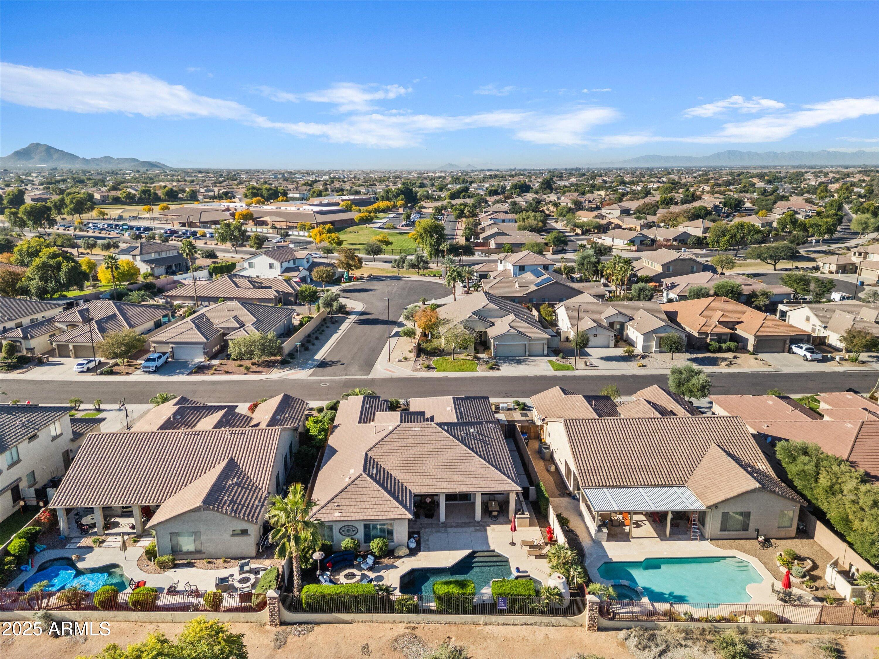 6805 Rachael Way Gilbert, AZ 85298 - Photo 3 of 50 an aerial view of multiple house